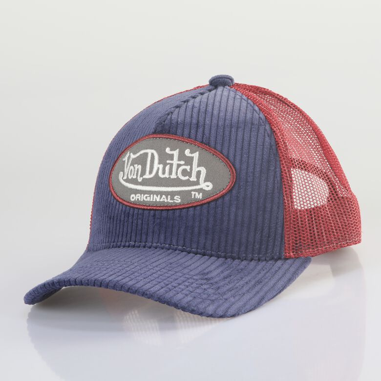 (image for) Ausgang Von Dutch Originals -Trucker Boston Cap, navy/red F0817666-01324 vondutch originals